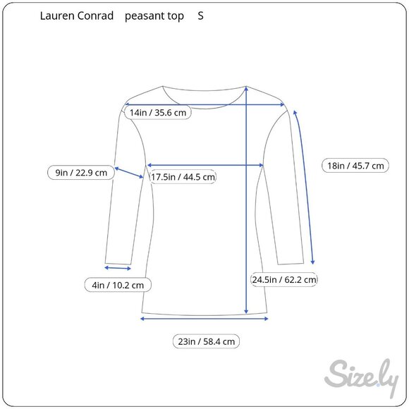 Lauren Conrad Off-white Crochet Cottagecore Boho Peasant Top Square Neckline szS - Picture 10 of 10